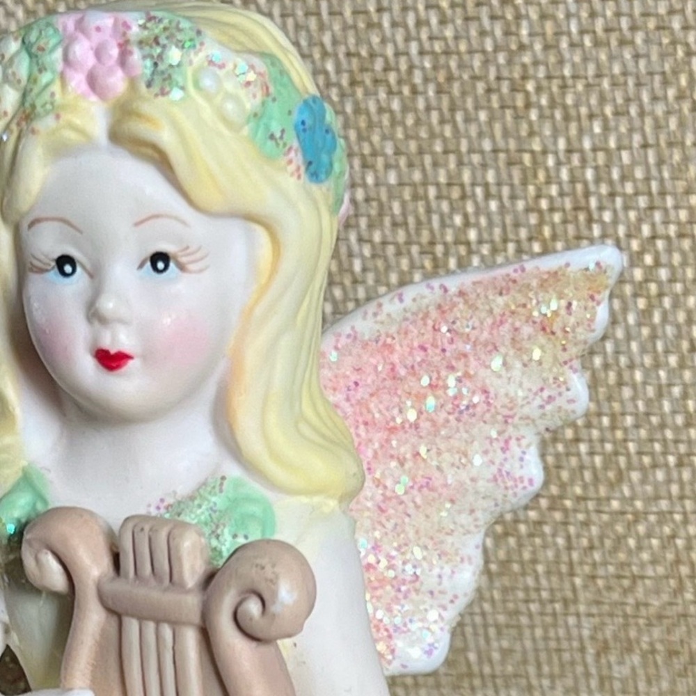 Whimsical Nursery & Fantasy Decor – Teddy Bear Photo Frame & Fairy Figurine - Picture 9 of 15